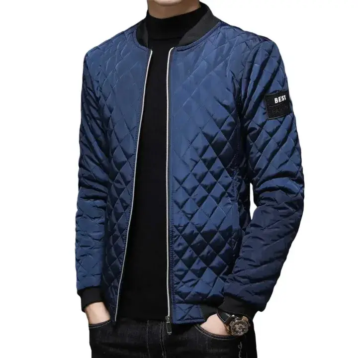 Olive & Black Winter Jacket for Men 2024 – Stylish Double Part Design