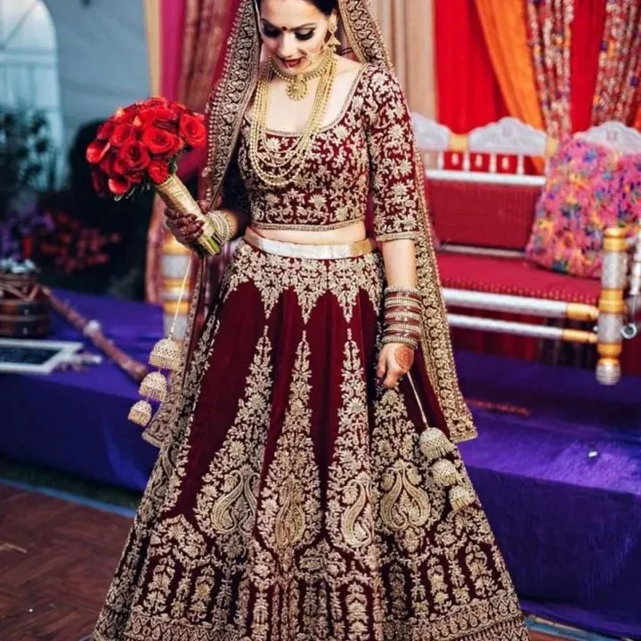 Stylish Georgette Embroidered Party Lehenga – Women’s Wear