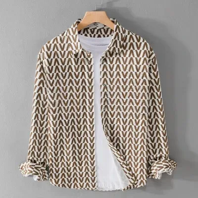 New Long Sleeve Design Shirt for Men | International Bazzar BD