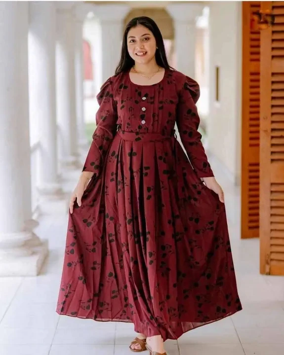 এক্সক্লুসিভ মাল্টি কালার সফট সিল্ক ডিজিটাল প্রিন্ট লং কুর্তি – স্টাইলিশ