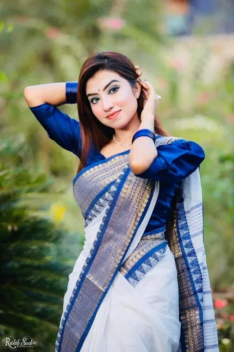 Elegant Tangail Tant Halfsilk Rahi Minar Saree for Women