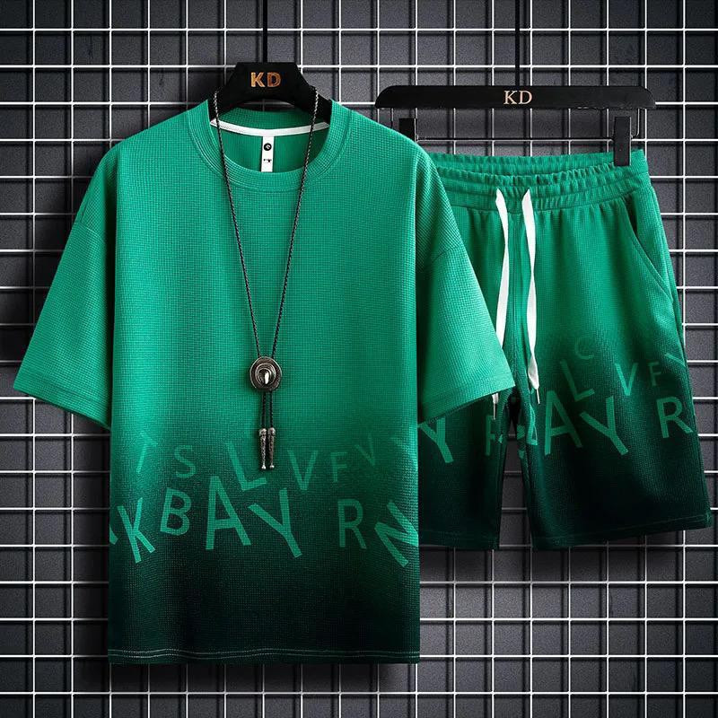 Men’s Premium T-Shirt with 2 Stylish Quarter Pants